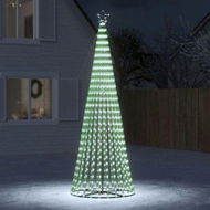 Detailed information about the product Christmas Tree Light Cone 688 LEDs Cold White 300 cm