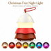 Christmas Tree Music Night Light, 7 Colour LED Lamp with Warm White Glow, USB-C Rechargeable, Pull Cord Switch, 800mAh Battery. Available at Crazy Sales for $19.99
