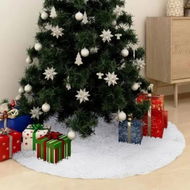 Detailed information about the product Christmas Tree Skirt White 150 cm Faux Fur