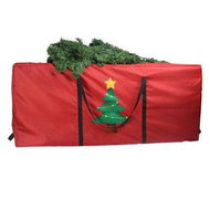 Detailed information about the product Christmas Tree Storage Bag | Christmas Tree (Single print), Fits Up Heavy Duty 600D Oxford Xmas Holiday Tree Bag with Durable Handles & Dual Zipper 122 * 38 * 51cm (Red)