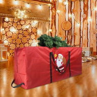 Detailed information about the product Christmas Tree Storage Bag Organizer for Party Accessories, Red Santa 122 x 38 x 51cm