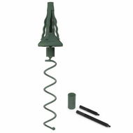 Detailed information about the product Christmas Tree Topper Holder Twist-On Holiday Universal Tree Topper Stabilizer Fits Most Base Types Metal Support Rod with Adjustable Attachments