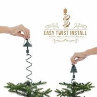 Detailed information about the product Christmas Tree Topper Holder Universal Tree Topper Stabilizer Fits All Base Support Rod with Adjustable attachments to stabilize Treetop Ornaments