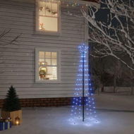 Detailed information about the product Christmas Tree with Spike Blue 108 LEDs 180 cm