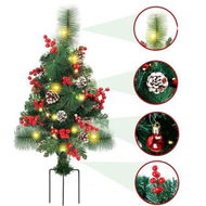 Detailed information about the product Christmas Trees Light LED Battery Operated Outdoor Xmas Decor for Entrance Driveway, Yard, Garden