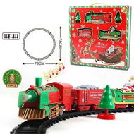 Detailed information about the product Christmas Village Set Battery Operated Christmas Tree Decoration Train Set