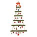 Christmas Wall Hanging Decoration with Red Fruit Luminous Non Woven Christmas Tree for Indoor Outdoor Holiday Scene. Available at Crazy Sales for $29.99