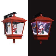 Detailed information about the product Christmas Wall Lamp with LED Lights and Santa Red 40x27x45 cm