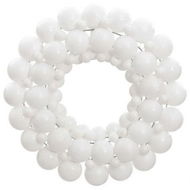 Detailed information about the product Christmas Wreath White 45 cm Polystyrene