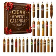 Detailed information about the product Cigar Advent Calendar 2025, 2D Acrylic Cigars for Men and Cigar Lovers, 24 Days Christmas Countdown Advent Calendar, Collectible for Cigars Lovers