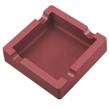 Cigar Ashtray with Large Cigar Rests Suit for Most Gauge Cigars,Silicone Cigar Ashtrays for Patio Outdoors Indoor,Unbreakable/Non-Slip/Burn-Resistant Outdoor Ashtray (Red)