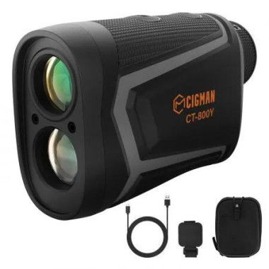 CIGMAN Golf Range Finder 800 Yards Laser Golf Rangefinder with Slope CT-800Y