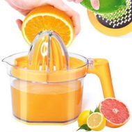 Detailed information about the product Citrus Juicer 4-in-1 Manual Juicer,Multifunctional Hand Juicers,Lemon Lime Squeezer with Comfortable Grip Handle,16.9 Ounce Capacity Orange Juicers