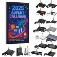 Detailed information about the product Classic Console Advent Calendar 2025, 2D Acrylic Classic Console Ornament for Men Women Boys Girls, 24 Days Christmas Countdown Advent Calendar