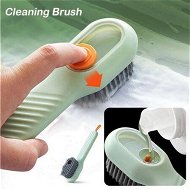 Detailed information about the product Cleaning Brush With Bristles Liquid Shoe Cleaning Brush Long Handle Shoe Clothes Board Brushes Household Cleaning Tools (1 Pack)
