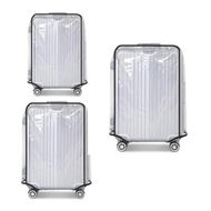 Detailed information about the product Clear PVC Luggage Cover Protectors,Transparent Waterproof Suitcase Sleeve for 20In+24In+28In Wheeled Suitcases (3PCS)