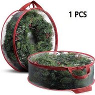 Detailed information about the product Clear Red 76*20cm Clear Wreath Storage Bags Plastic Wreath Bags with Dual Zippers and Handles for Christmas Thanksgiving Holiday Wreath Storage