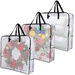 Clear Storage Bags with Zipper,Christmas Wreath Storage Container,Large Square Gift Bag Storage Organizer,Garland Decor Organizer,Wreath Carrier Bag & Case 25In,3Pack. Available at Crazy Sales for $24.99