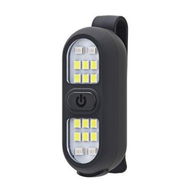 Detailed information about the product Clip On Flashlight Running Light Rechargeable LED Work Light Warning Flashing For Camping Hiking Walking Dog-Black