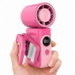Clip-On Portable Fan for Strollers,Handheld Turbo Fan Small But Mighty Mini Fan,Detachable Rotating Clip,LED Display,Rechargeable Rose Red. Available at Crazy Sales for $19.99
