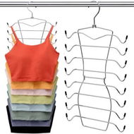 Detailed information about the product Closet Organizers and Storage,8 Tier Tank Top Hangers Space-Saving,Closet Organizer,Non Slip Hanging Sport Bras Holder,Dorm Room Essentials for College Students Girls Camisoles Swimsuits Dress,2 Pack