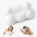 Cloud Shaped Neck Support Pillow, Ergonomic Memory Foam Pillow, Stable Support for Cervical Neck with Breathable Pillowcase (White). Available at Crazy Sales for $29.95