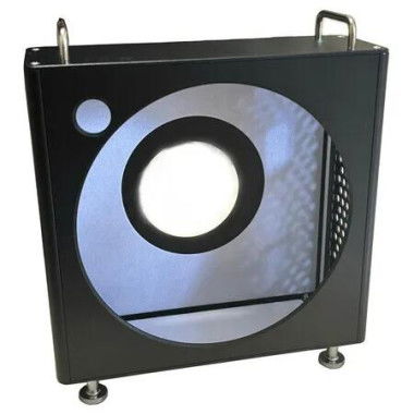 CNC Aluminium Case Enclosure Protective Bracket Stand Holder Mount Replacement for Mac mini M4, M4 Pro 2024, Black