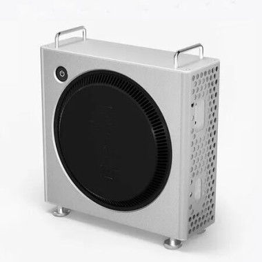 CNC Aluminium Case Enclosure Protective Bracket Stand Holder Mount Replacement for Mac mini M4, M4 Pro 2024, Silver