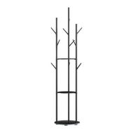 Detailed information about the product Coat Rack Clothes Stand 8 Hook Organizer Black