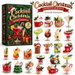 Cocktail Christmas Advent Calendar 24 Acrylic Ornaments 2D Drink Decorations 24 Day Christmas Countdown Gift for Cocktail Lovers. Available at Crazy Sales for $14.99