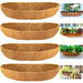 Coco Liners for Planters,4 Pack 24 Inch Trough Coconut Liners,Window Box Coco Liners,100% Natural Coconut Fiber Liners. Available at Crazy Sales for $29.99