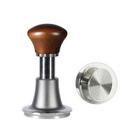 Detailed information about the product Coffee Expresso Hand Tamper Wooden Handle 3 Spring Loaded Calibrated 30lbs Sound Feedback for Espresso Machine 58mm