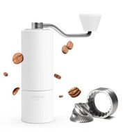 Detailed information about the product Coffee Grinder,Chestnut C2S Manual Coffee Grinder Stainless Steel S2C Conical Burr Coffee Grinder,Capacity 25g Hand Coffee Bean Grinder,Double Bearing Positioning,White