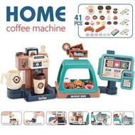 Detailed information about the product Coffee Maker Toy 3in1 Cash Register Kitchen Accessories Food Pretend Play Shop Vending Machine Educational Role Play Childrens Fun