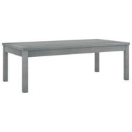 Detailed information about the product Coffee Table 100x50x33 Cm Grey Solid Acacia Wood