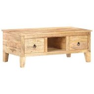Detailed information about the product Coffee Table 100x55x40 cm Rough Mango Wood
