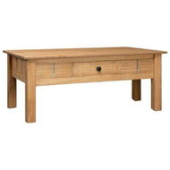 Detailed information about the product Coffee Table 100x60x45 Cm Solid Pine Wood Panama Range