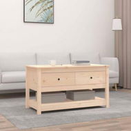 Detailed information about the product Coffee Table 102x49x55 Cm Solid Wood Pine