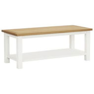 Detailed information about the product Coffee Table 110x55x40 Cm Solid Oak Wood