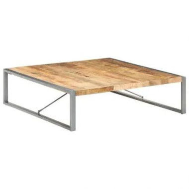 Coffee Table 140x140x40 cm Solid Wood Mango