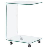 Detailed information about the product Coffee Table 45x40x63 Cm Tempered Glass