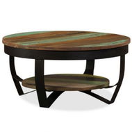 Detailed information about the product Coffee Table 65 Cm Solid Reclaimed Wood