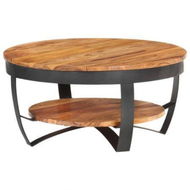 Detailed information about the product Coffee Table 65x65x32 Cm Solid Acacia Wood