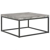 Detailed information about the product Coffee Table 75x75x38 cm Concrete Look