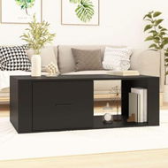 Detailed information about the product Coffee Table Black 100x50.5x35 Cm Engineered Wood.