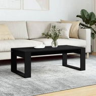 Detailed information about the product Coffee Table Black 102x50x35 cm Engineered Wood