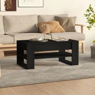 Detailed information about the product Coffee Table Black 102x55x45 cm Engineered Wood