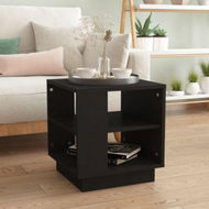 Detailed information about the product Coffee Table Black 40x40x43 Cm Engineered Wood