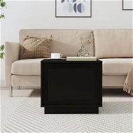 Detailed information about the product Coffee Table Black 51x50x44 cm Engineered Wood