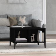 Detailed information about the product Coffee Table Black 60x50x36.5 Cm Engineered Wood.